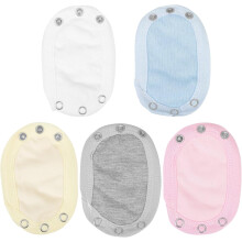 5 Stück Baby-Body-Verlängerungen mit Druckknöpfen