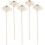 5pcs Lifelike Peony Flower Shape Diffuser Sticks Set para Home Office Replacement Oil Sticks 1