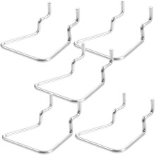 Stück Metallhaken für Lochwände, geeignet für robuste Lochwände, Wandorganizer, Bastelmaterialien und Aufbewahrung