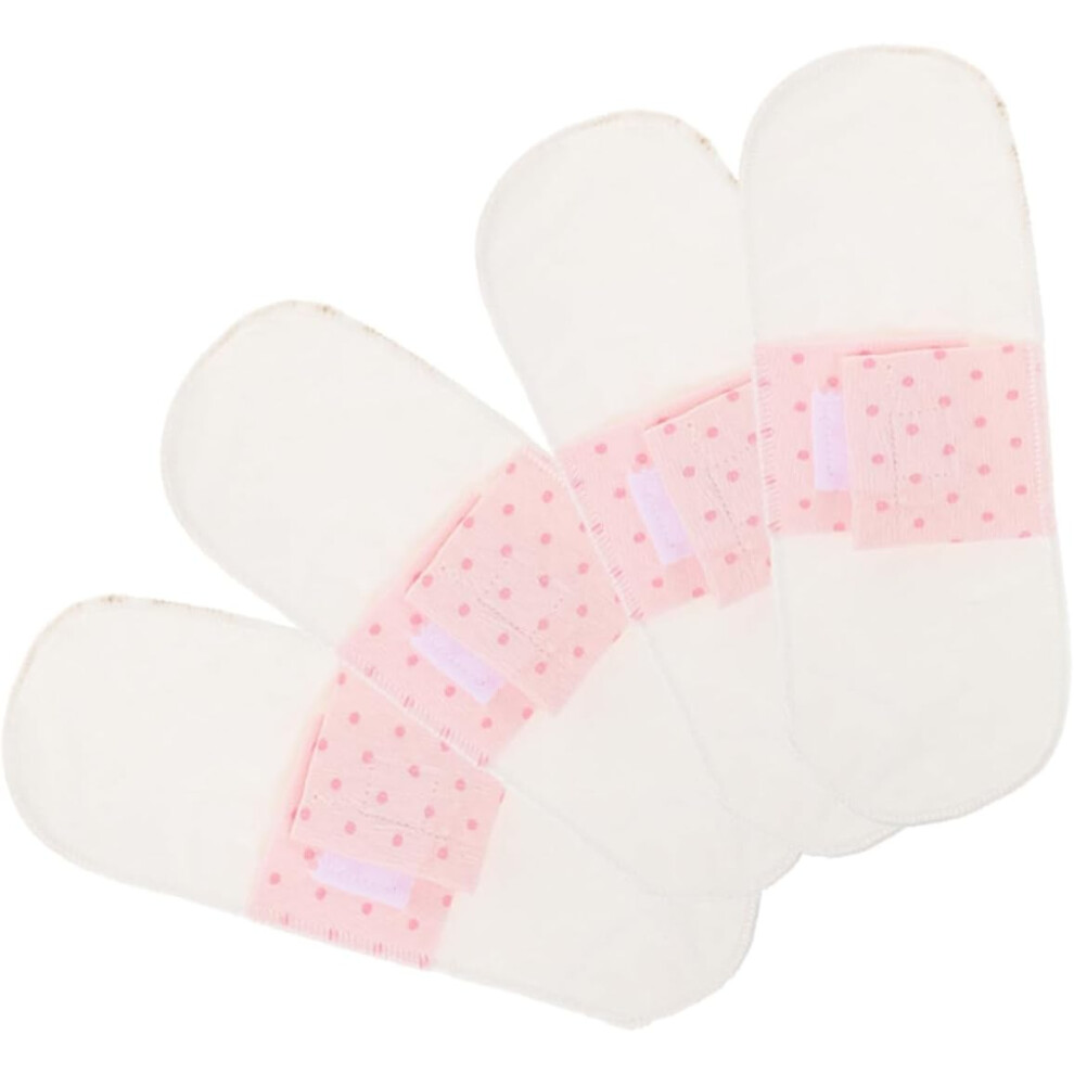 Hkhbjs 5Pcs Reusable Menstrual Pads Soft Cotton Washable Period Panty Liners