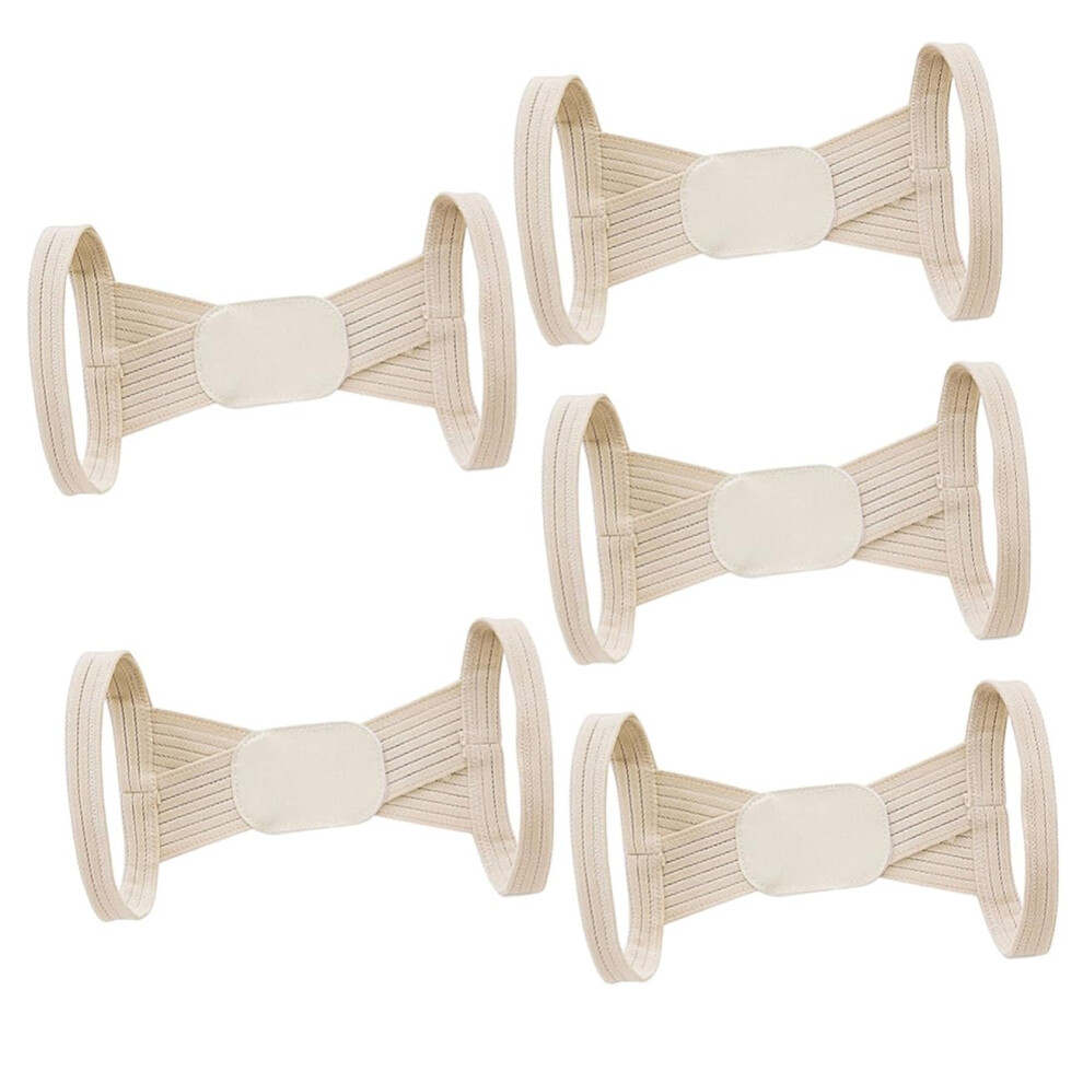 Hkhbjs 5Pcs Adjustable Back Brace For Women Posture Corrector Strap Back Belt