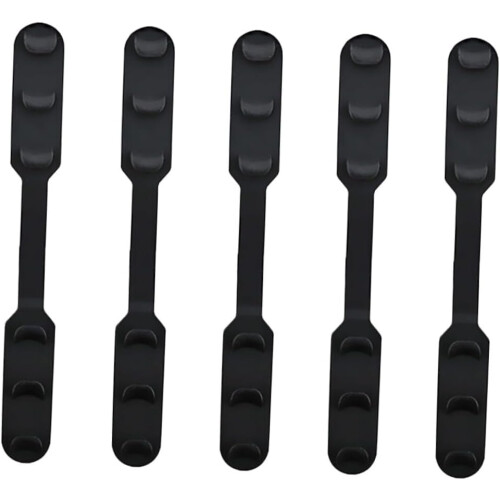5pcs Silicone Band Extension Buckle Adjustable Ropes Buckle Practical Accessories