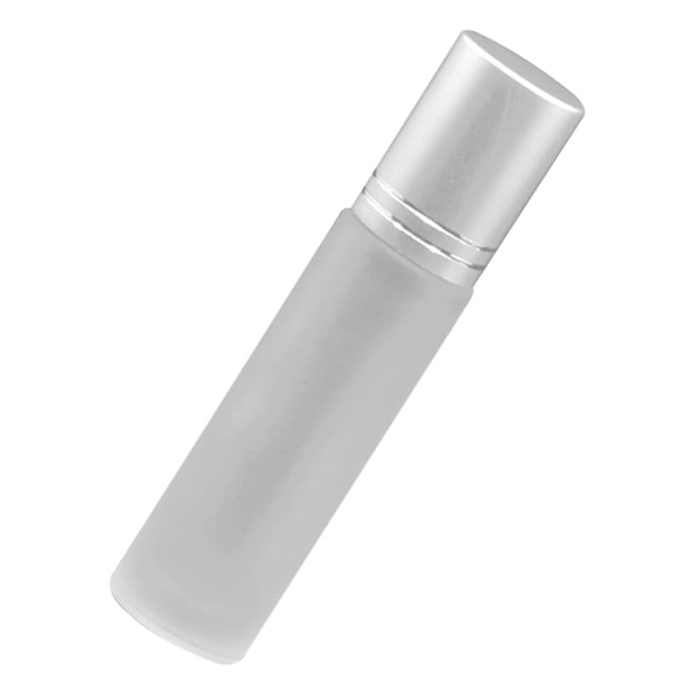 Hkhbjs 5Pcs Frosted Glass Aromatherapy Roll Bottles Empty Essential Oil Roller Bottles For Glass Roll Use For And Oil Roller