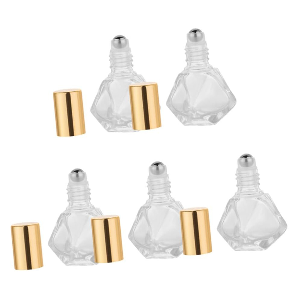 Hkhbjs 5Pcs Five-Pointed Star Shaped Glass Subpackaging Bottles