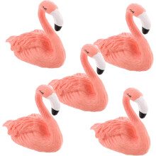 5 stuks Flamingo Design Hars Nagelkunst Oefenstandaards Nagelkunst Houder voor Beginners Trainingsstandaard voor Salongebruik