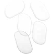 5 spugnette per il trucco in silicone, morbide e soffici, per il viso, ideali per fondotinta e bellezza. Spugnette non assorbenti.