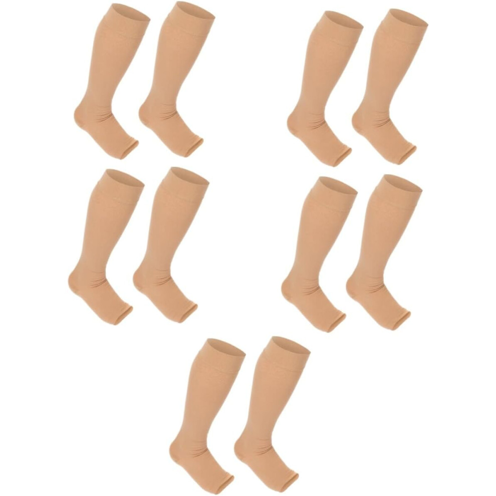Hkhbjs 5Pairs Compression Socks For Women Calf Sleeve Compression Socks Calf Stockings For Sports Activities