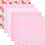 5 Stück Baumwollstoffquadrate für DIY-Nähprojekte, Patchwork-Quiltstoffe 1