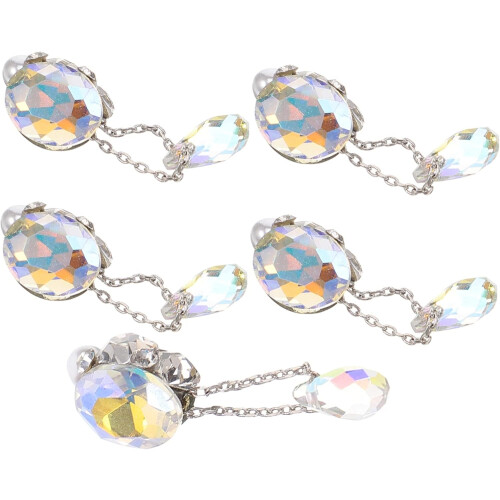 Lot de 5 breloques strass pour manucure
