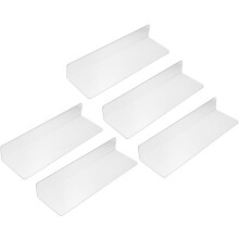 5 Stück Regaltrenner aus PVC für Geschäfte, Warentrenner, Klapptafeln