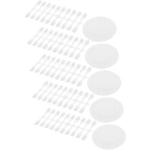 5er-Set Übungstabletts für Nagelkunst, Präsentationsbretter, DIY-Maniküre-Werkzeuge, runde Polierplatten für Kunststudenten