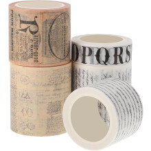 Vintage-Buchstabenaufkleber im gotischen Stil, 5er-Set, 15–50 mm, für Scrapbooking, Journaling, DIY-Bastelarbeiten und Dekorationen