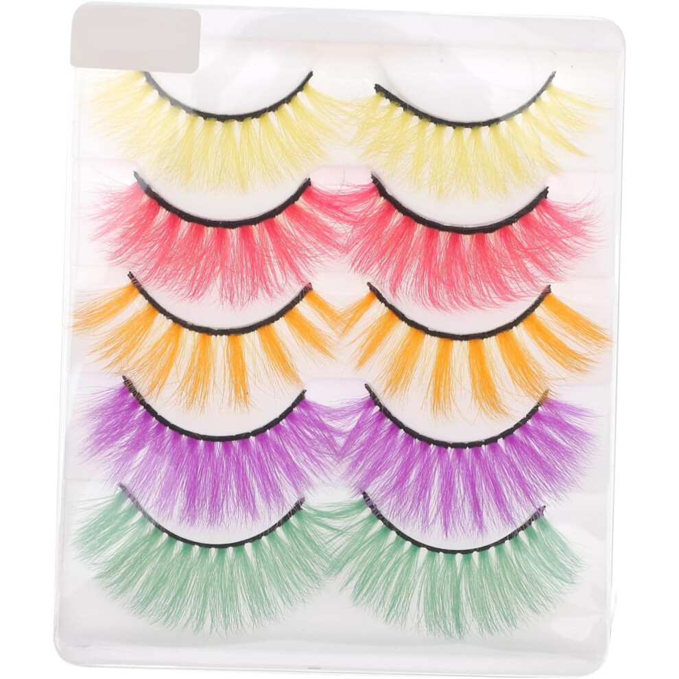 Hkhbjs 5Pairs False Eyelashes Fake Lashes For Women Party Makeup Natural Eyelashes Cosmetic Lashes