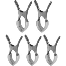 5 stuks roestvrijstalen saxofoonreparatieklemmen met antislipontwerp, klein formaat, handgereedschap voor reparatie van blaasinstrumenten