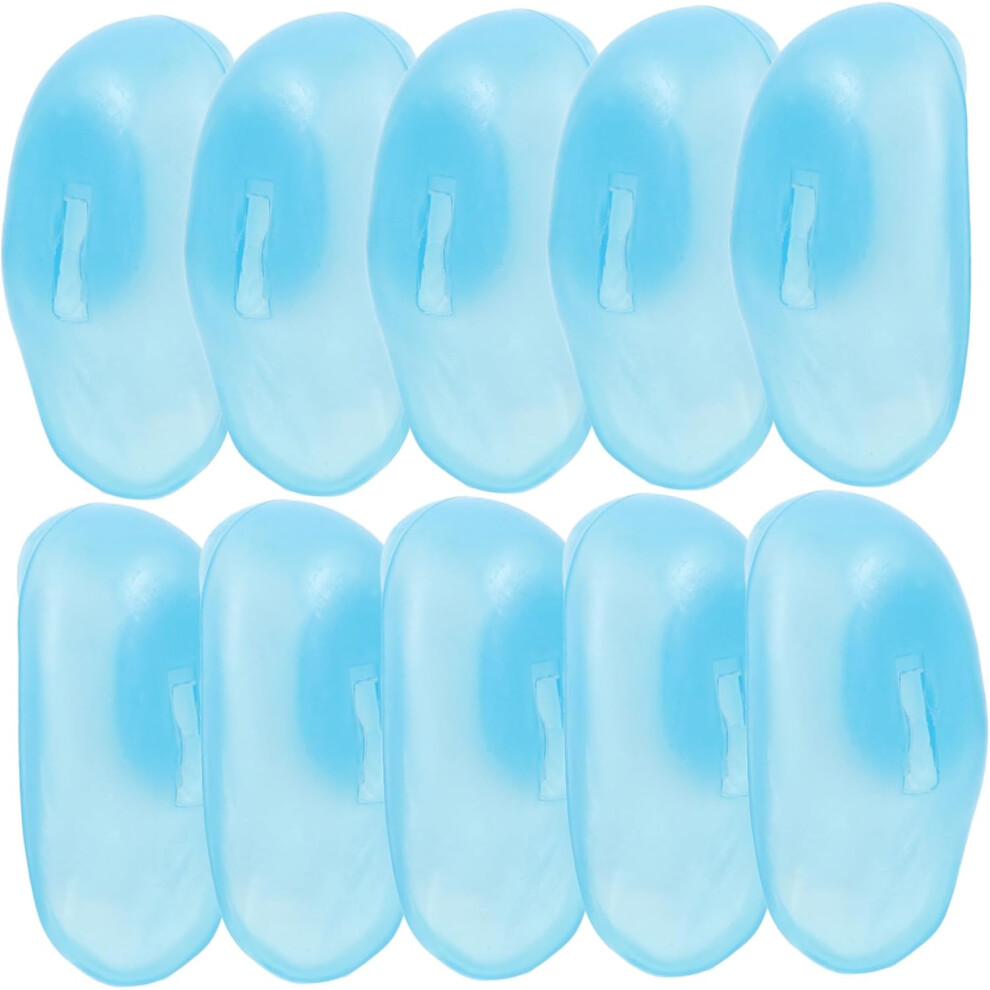 Photos - Other Cosmetics HKHBJS Reusable Silicone Hair Dye Ear Covers 5 Pairs Blue Protective Ear Caps for Salon Hair Coloring and Washing