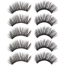 5 Paar dichte künstliche Wimpern, Wasserfall-Wimpern für einen natürlichen Look, Party-Wimpernverlängerungsset für Damen