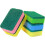 5pcs Dishwashing Sponge Pad Kitchen Cleaning Sponge Strong Decontamination Double Effect Mixed Color 1