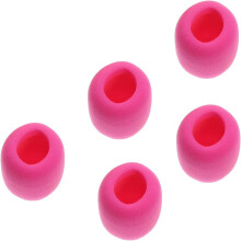Lot de 5 bonnettes anti-vent pour microphone, en mousse, avec une bonne élasticité et un rétrécissement minimal.
