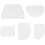 5pcs Plastic Baking Scraper Set Dough Scraper Cake Decorating Tool with Trapezoid 1