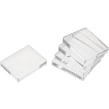 5 Acryl-Stempelblöcke 4x5cm für DIY-Bastelarbeiten mit Gummistempeln, Scrapbooking und Kartenherstellung