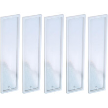 5 Silikon-Lesezeichenformen zum Selbergießen mit flexiblem Material und Anhängerloch
