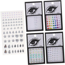 Makeup Gems Strassit silmille 5 arkkia Vatsalle Värikkäät Kasvokorut
