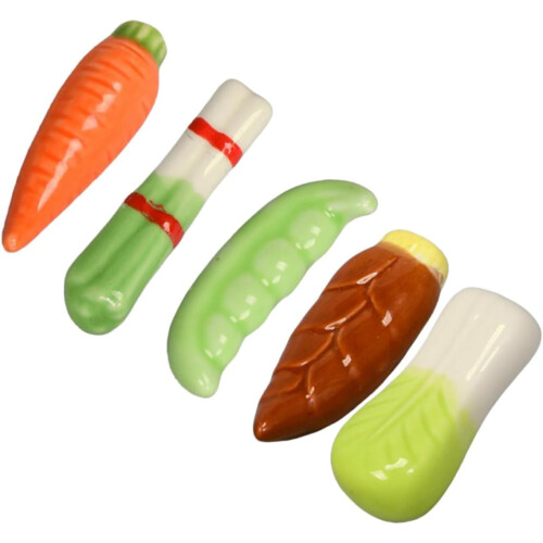 Support à baguettes et fourchettes en forme de légumes (5 pièces)