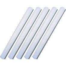 5 barras de acero lastradas para entrenamiento de fuerza de piernas, 15 x 2,5 x 0,6 cm.