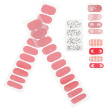5 Sheets Gradient Nail Stickers of Adhesive Nail Decals for Manicure Stickers Easy to Apply for DIY