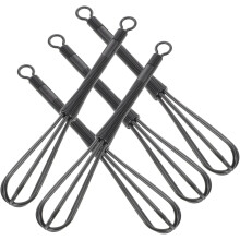 5 batidores mezcladores de tinte para el cabello de 17 cm (6,7 pulgadas), herramientas de plástico para mezclar tintes y accesorios de peluquería.