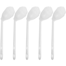 5er-Pack Toilettenbürsten mit langem Griff und abgewinkeltem Design für weiche Toilettenschüsseln und Haushaltsreiniger