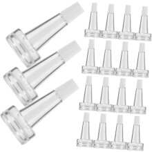 50pcs Vial Bottle Cap Horn Cap for Essence Bottle Liquid Sample Vial Lid