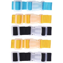 5 ks popruhů na zavazadla, praktický plastový polyester, snadno přenosný, cestovní příslušenství, 28,5 x 3,3 x 0,5 cm