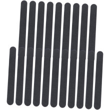 50pcs Double-sided Eva Nail Files Black Nail Art Tools para acessórios naturais falsos portáteis de manicure para uso doméstico e de salão