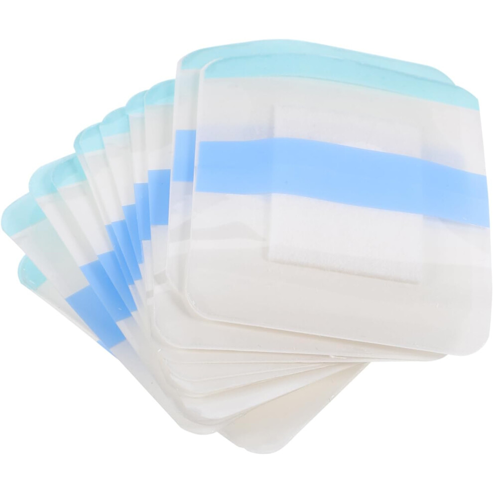 Hkhbjs White 50Pcs Pu Film Breathable Patch Stickers Adhesive Patches Acupoint Blank Stickers For Body