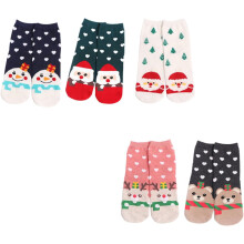 Paar Weihnachtsstrümpfe, Baumwollsocken, wadenlange Socken für Damen und Jungen