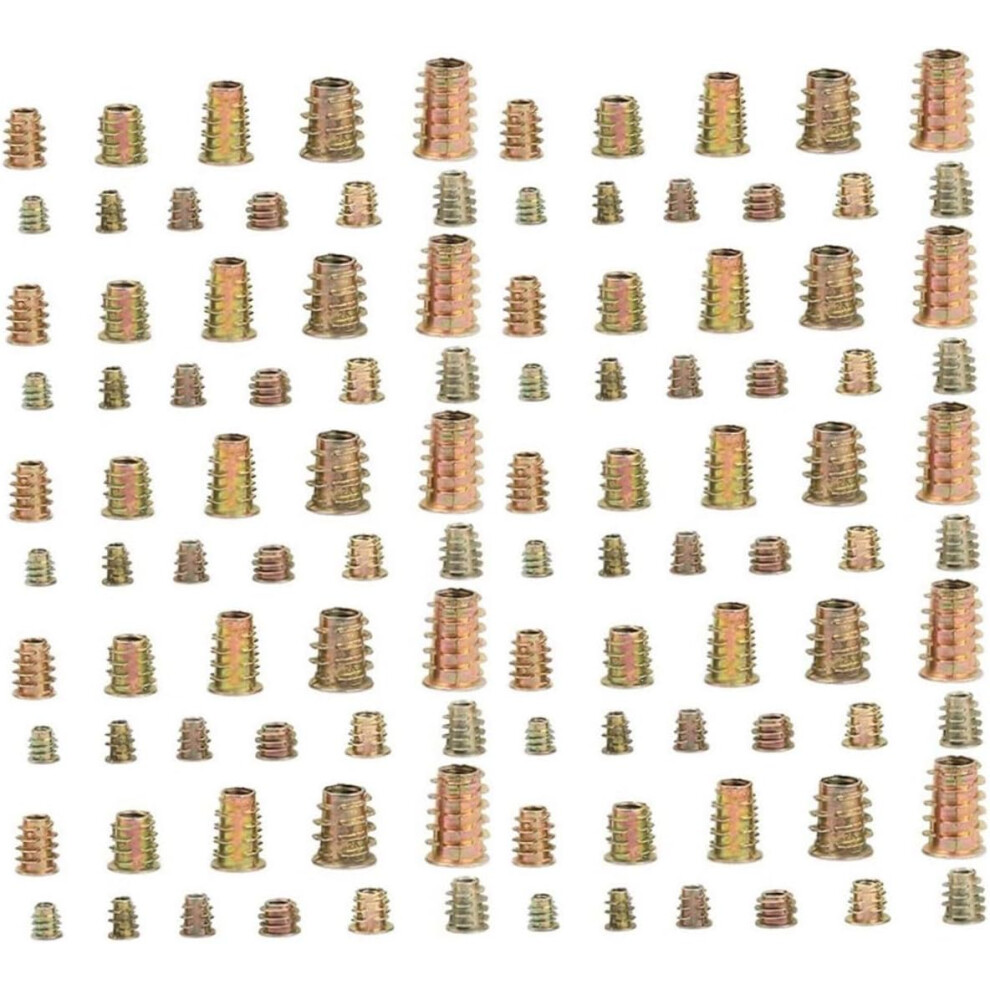 Photos - Nail / Screw / Fastener HKHBJS 50pcs Nut Embedded Parts Furniture Pre-mounted Screws Threaded Fastener for Home Furniture Fixings 