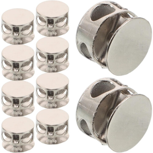 50pcs Adjustment Buckle Cord Locks Spring Loaded Cord Stops for Drawstrings
