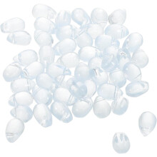 Glass Teardrop Beads Exquisitely Crafted Ancient Style Pendants Horizontal Hole