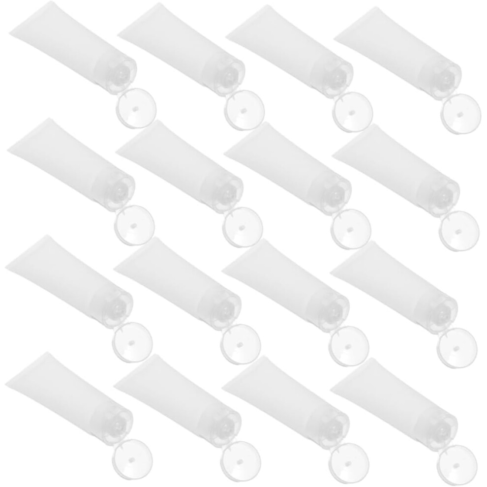 Hkhbjs 50Pcs Small Travel Size Toiletries Bottles 50Ml Refillable Plastic Squeeze Tubes Flip Cap