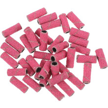 50 bandas de lijado para manicura de 3,1 mm, mini anillos de lijado