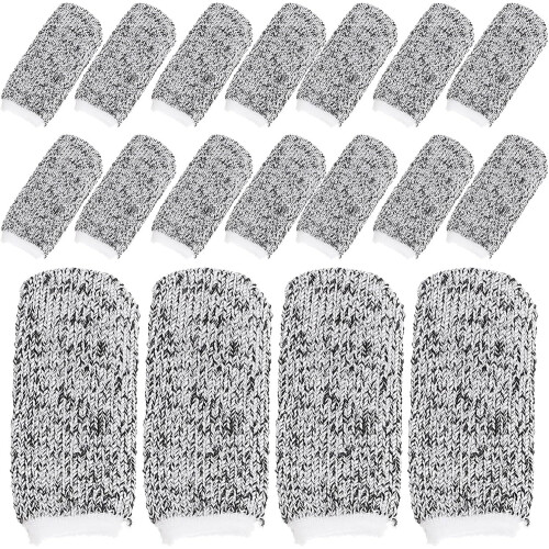 50pcs Cut-resistant Finger Cots for Kitchen Work Reusable Finger Guards