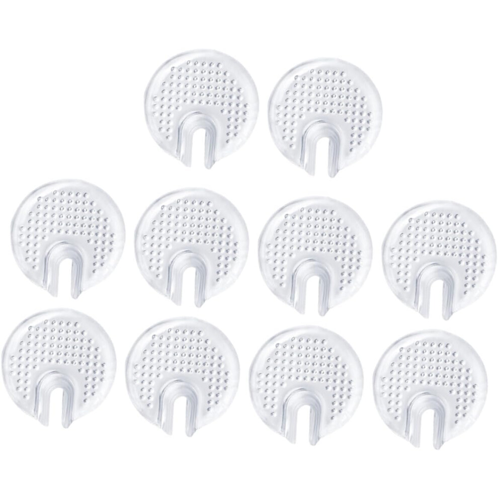 Hkhbjs Compact Flip-Flops Pads Replaceable Metatarsal Pads Silicone Non-Slip Cushions Anti-Friction Forefoot Shoe Insole Comfort