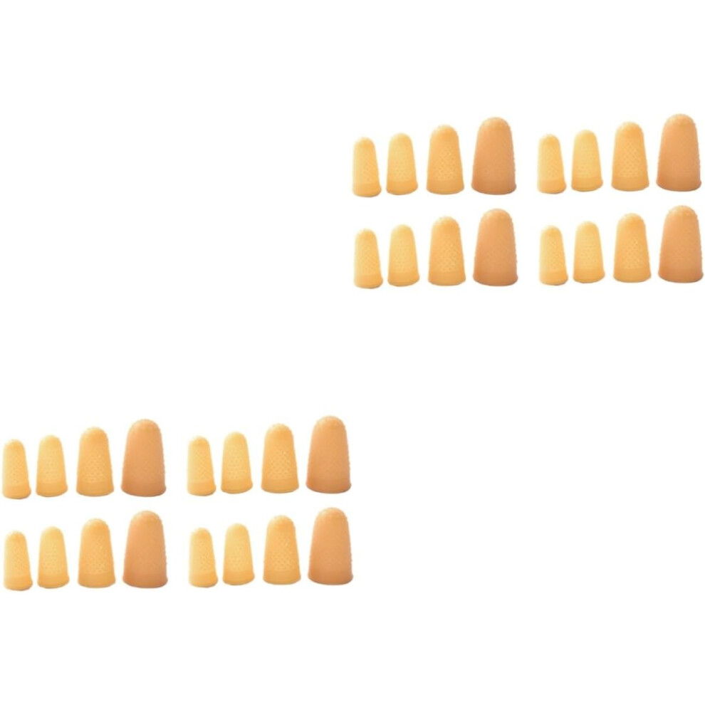 Hkhbjs 50Pcs Static Rubber Finger Cover Skid Fingertip Protective Covers For Counting Money