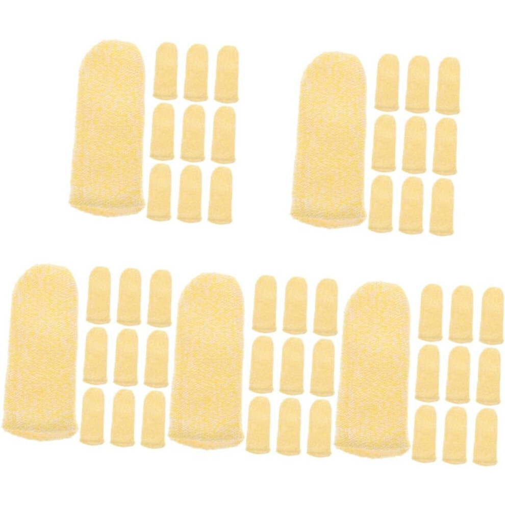 Hkhbjs 50Pcs Cut Resistant Finger Guards Cut Resistant Finger Sleeves Thumb Protectors Diy Craft