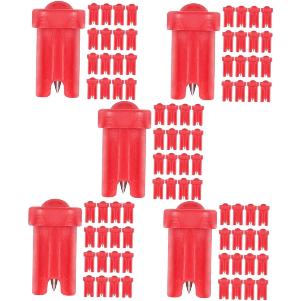 Hkhbjs 500Pcs Eyelash Glue Bottle Pin Replacement Bottle Tips Nozzle For Eyelash Extensions Needles For Lash Work