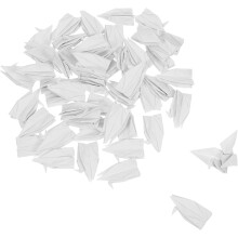 50 Stück gefaltete Origami-Kraniche, Kranich-Dekoration für Hochzeiten, Partys, Geburtstage und Babypartys