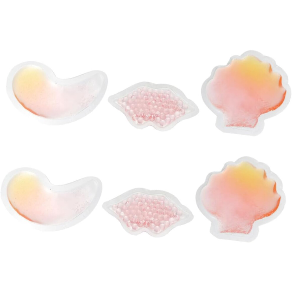 Hkhbjs 6Pcs Gel Ice Packs Reusable Cold Compress Hot Compress For Eyes Face Pain Relief Wrap