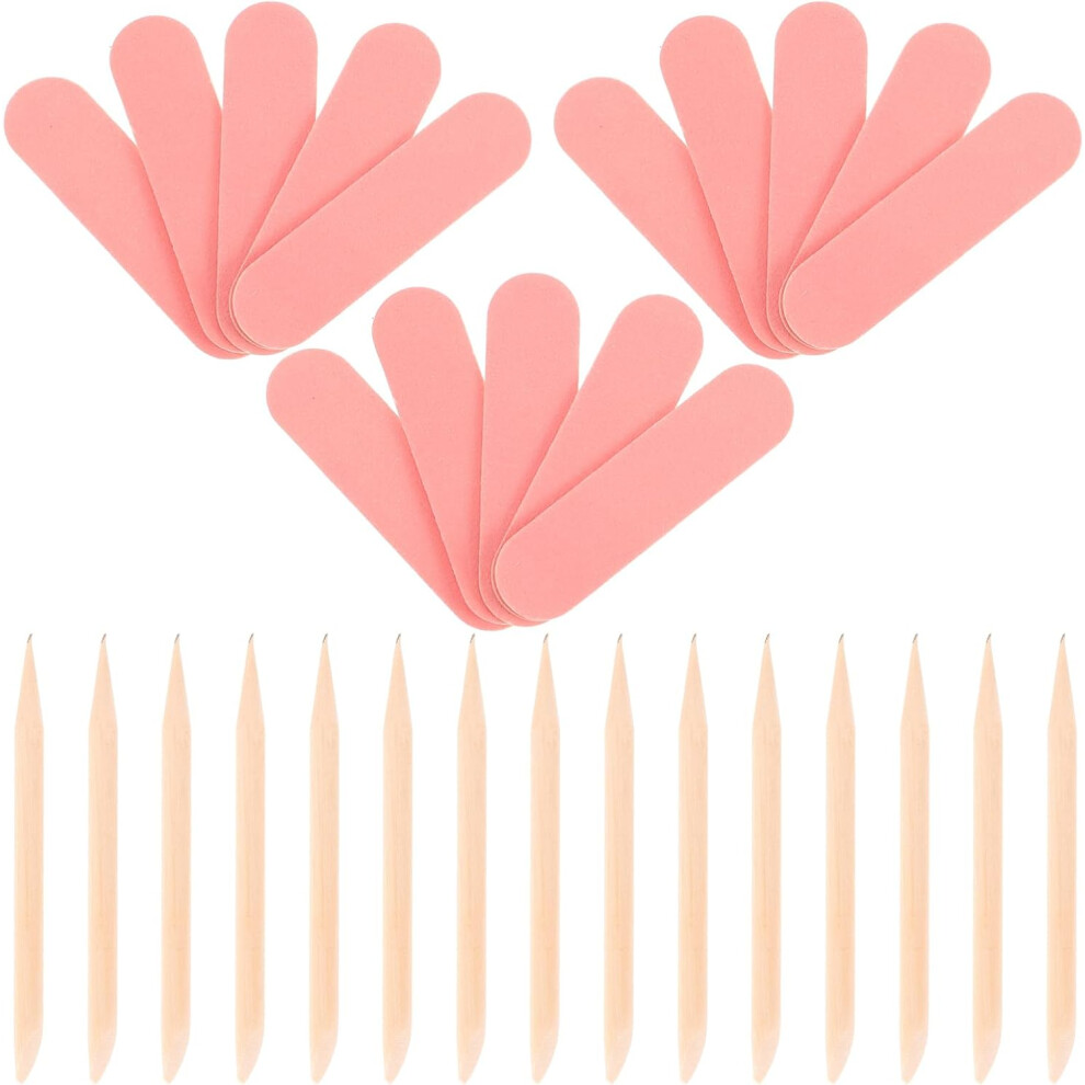 Hkhbjs 50Pcs Professional Nail File Kit Mini Buffers For Natural Nails Disposable File And Buffer Se