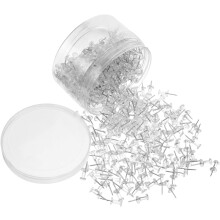 500pcs Corch Tacks Cute Thumbtacks Pinos de empurrão para placa de cortiça de parede Pinos de polegar reutilizáveis de ponto robusto